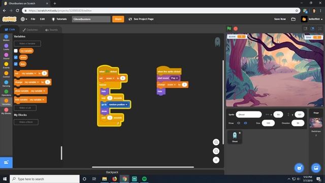 Scratch 3.0 Tutorials: Ghostbusters Game смотреть онлайн