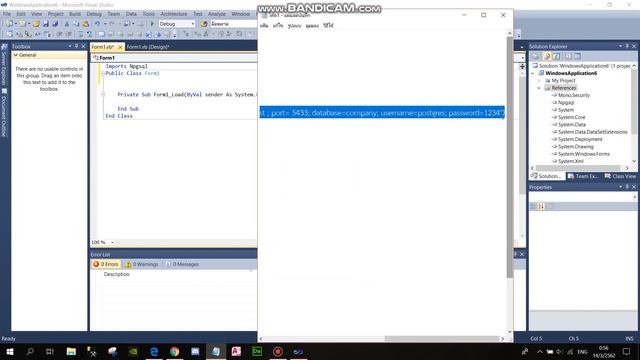 POSTGRESQL AND VB.NET смотреть онлайн
