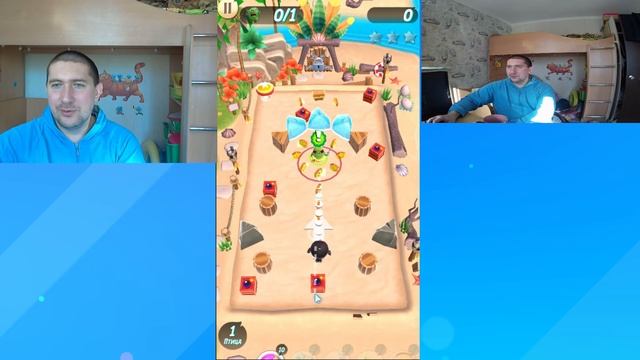 Играем в Angry Birds Action проходим с 5 по 10 уровень.Angry Birds Action pass with 5 to 10 levels. смотреть онлайн