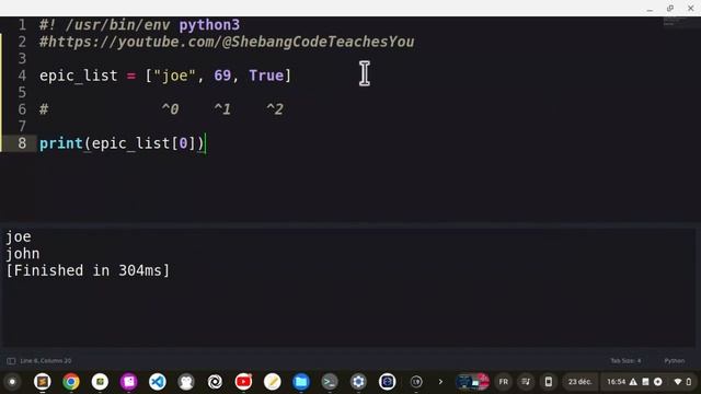 Python EP.4: Lists and Tuples смотреть онлайн