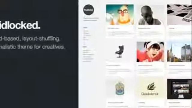 Gridlocked: Minimalistic WordPress Portfolio Theme смотреть онлайн