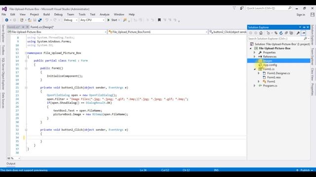 Image Upload picturebox and save into folder windows forms C# смотреть онлайн
