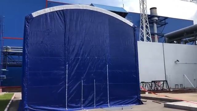 Изготовление конструкций мобильного ангара для ГЭС г. Пермь смотреть онлайн