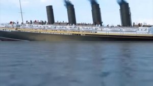 хронология крушения Титаника, британика и Лузитании (ускоренное время)