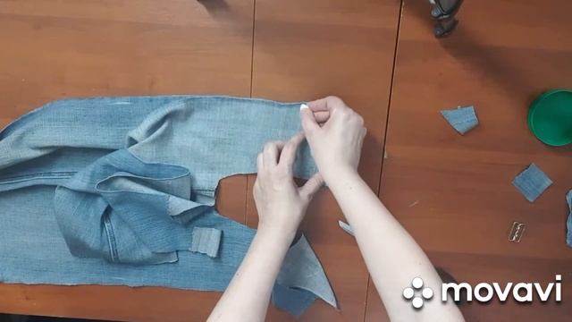 Детский сарафан из старых джинсов смотреть онлайн