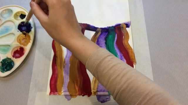 Рисуем гуашью осенние поля. Для детей от 5 лет| We paint autumn fields with gouache (from 5 yrs old смотреть онлайн