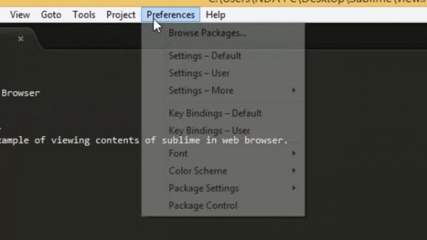 Browser Preview Sublime Text