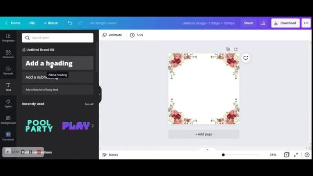 CREATE JEWELRY MESSAGE CARD for FREE ? Canva tutorial смотреть онлайн
