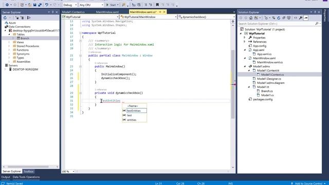 Dynamically Create CheckBoxes from Database table in WPF смотреть онлайн