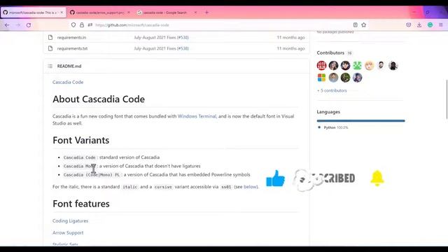Adding free Cursive(Italic) font to visual studio code смотреть онлайн