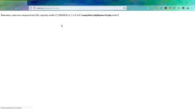 PHP Tutorial for Beginners 13 - For Loop смотреть онлайн