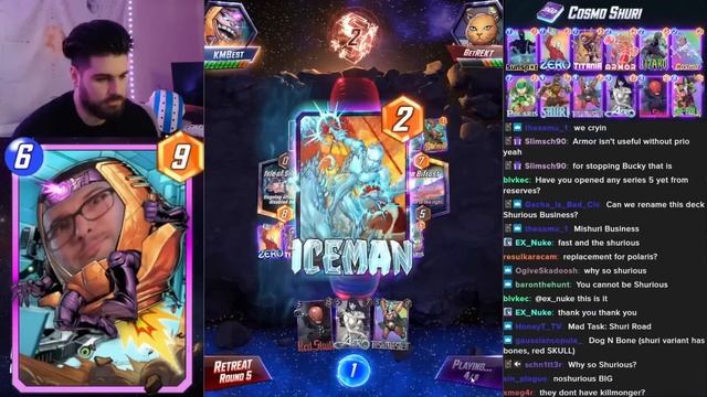 Does SHURI + RED SKULL = Best Deck In Marvel SNAP? | Battle Mode Testing! | KMBest Clip смотреть онлайн