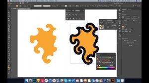 Illustrator. Простое дублирование контура объекта.