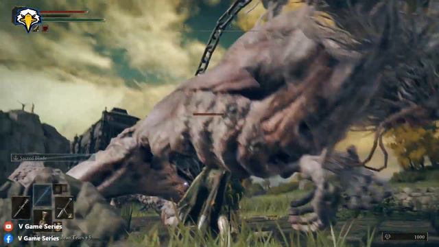 Elden Ring How to kill The Giant to get the wapon Greataxe get runes farm 1000K смотреть онлайн