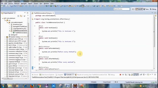 How to use various TestNG Annotations in Realtime смотреть онлайн