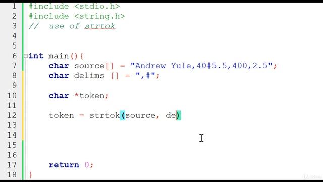 128 strtok great tool to extract information from a string separated by delimiters смотреть онлайн