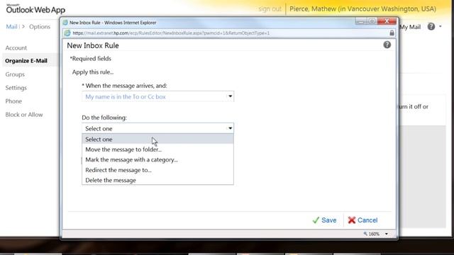 How to Set Up the Email Forwarding on Microsoft Office Outlook Web Acc... : Using Microsoft Outlook смотреть онлайн