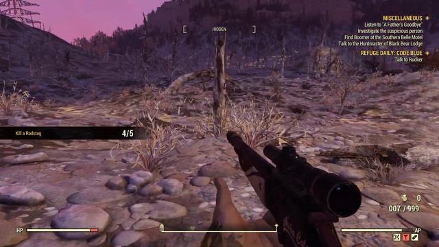 Fallout 76 Kill A Radstag Location смотреть онлайн