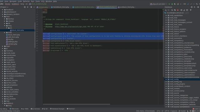Moodle developer tutorial 1/5 - Creating a new moodle block plugin initial skeleton/boilerplate cod смотреть онлайн
