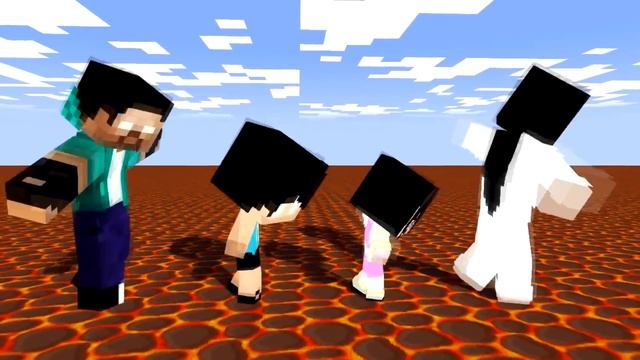 MONSTER SCHOOL :WALKER DANCE MEME STRONG XDJAMES FAMILY DANCE MINECRAFT ANIMATION смотреть онлайн