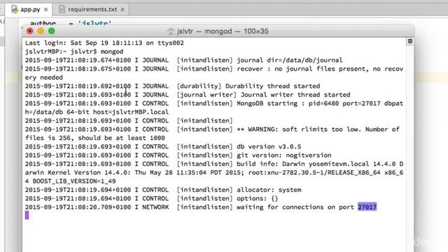Lesson 20 - Full Python Course : Creating a PyCharm project that uses MongoDB and pymongo смотреть онлайн