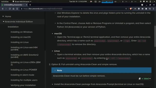 How to uninstall anaconda 3 from Ubuntu 20.04 LTS смотреть онлайн