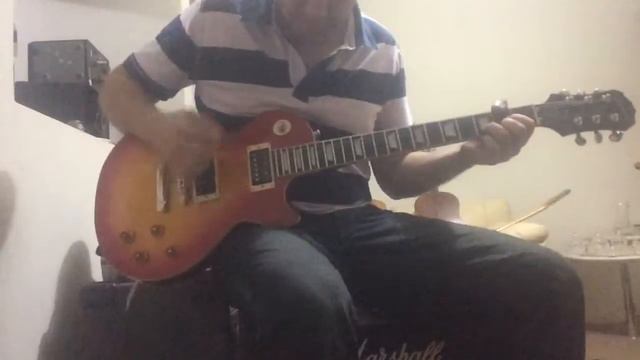 Epiphone traditional pro, captadores seymour ducan alnico pro II, marshall valvestate 8080 смотреть онлайн