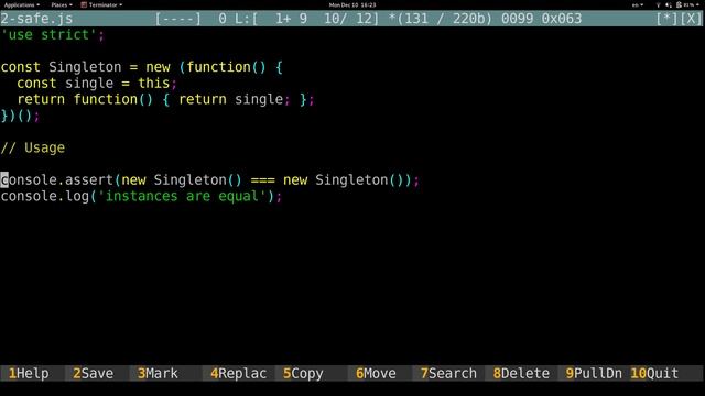Шаблон Singleton (синглтон) в JavaScript смотреть онлайн