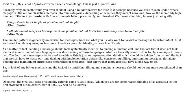 Software Engineering: Designing Message class in Java (2 Solutions!!) смотреть онлайн