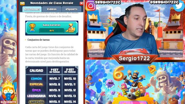 MAESTRÍA DE CARTAS VUELVEN LAS MISIONES!! NUEVAS INSIGNIAS - NOTICIAS CLASH ROYALE SEASON 34 смотреть онлайн