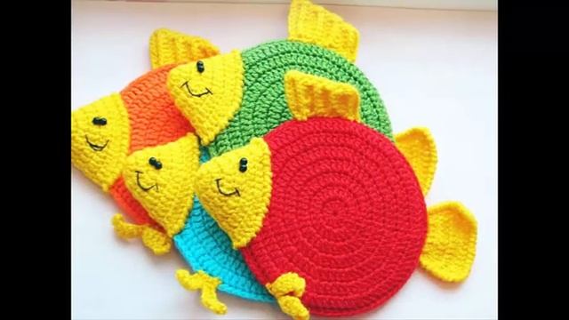 вязаные подставки под чашки. Animal crochet coasters смотреть онлайн