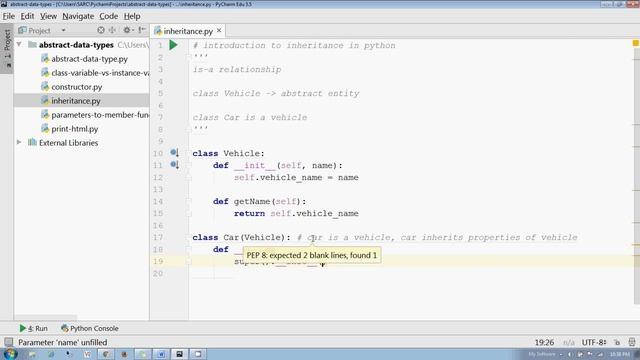 Python introduction to inheritance in Hindi смотреть онлайн