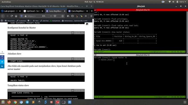 Replikasi Database MariaDB Master Slave di Ubuntu 18.04 смотреть онлайн