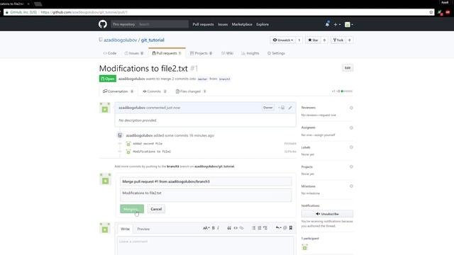 GitHub Pull Request смотреть онлайн