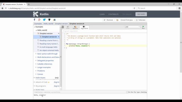 Kotlin Tutorial #2: Try It Out In 30 Seconds! смотреть онлайн