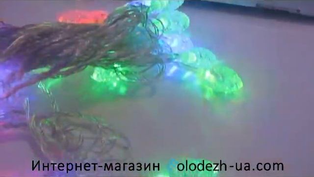 Гирлянда шишки 40 led лампочек 6 метров смотреть онлайн