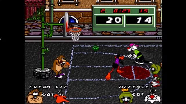 Looney Tunes B-Ball (1995) SNES - Gameplay смотреть онлайн