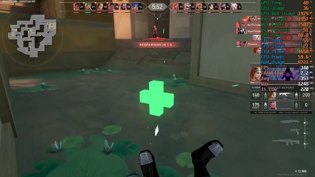 VALORANT : RTX 3060 12 GB + Ryzen 5700X : LOW (MEDIUM TEXTURE) MSAA 4X 4X + EFFECTS ON : LOTUS 8 смотреть онлайн