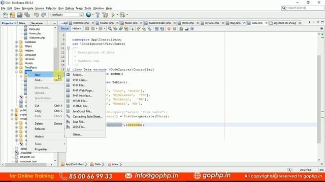 #12 HTML Table class in CodeIgniter 4 смотреть онлайн
