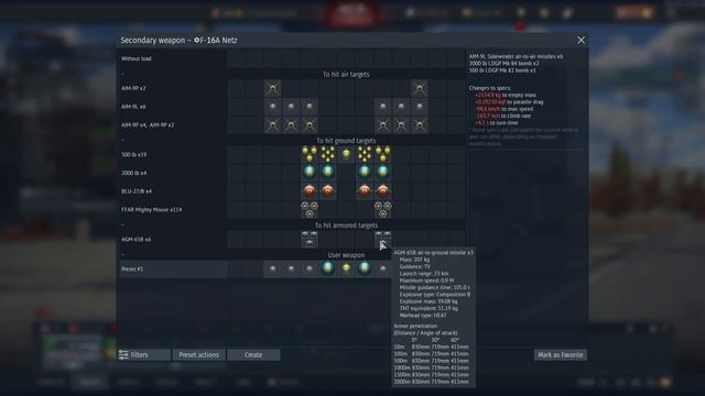 F-16A Netz - Update Apex Predators Dev Server - War Thunder смотреть онлайн