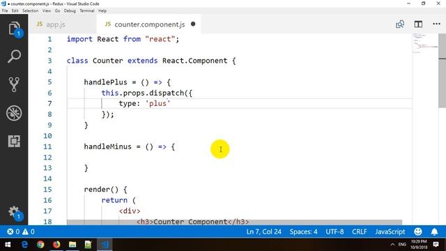 Counter in Redux смотреть онлайн