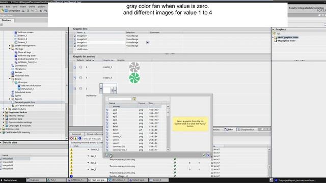 TIA Portal Animation - Agitator, Fan and Conveyor animation in WinCC Runtime Advance смотреть онлайн