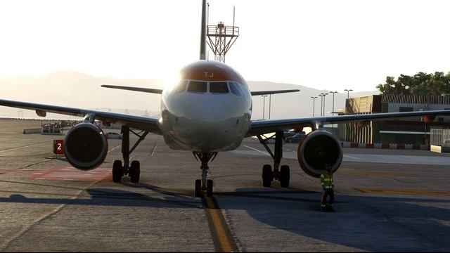 (4K) Microsoft Flight Simulator 2020 | MAX REALISM | EasyJet A320 Take-off From Gibraltar Airport