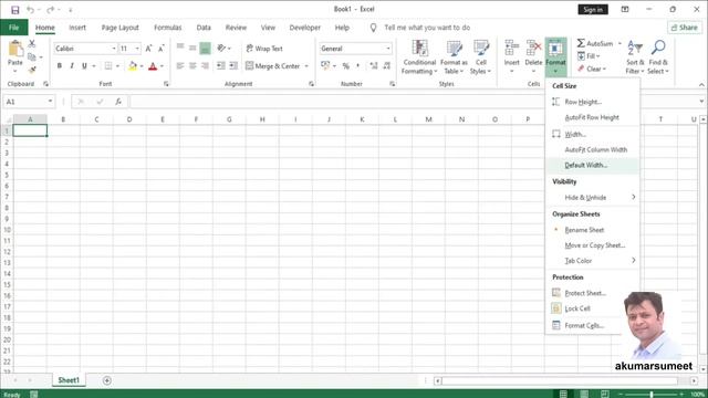 MS Excel 2019 Tutorial#10 : Column Width Adjustment Part 5 смотреть онлайн