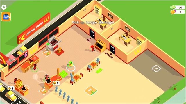 Burger Please! Gameplay Walkthrough Part 1 - Tutorial Manage Burger Restaurant (Android,iOS) смотреть онлайн
