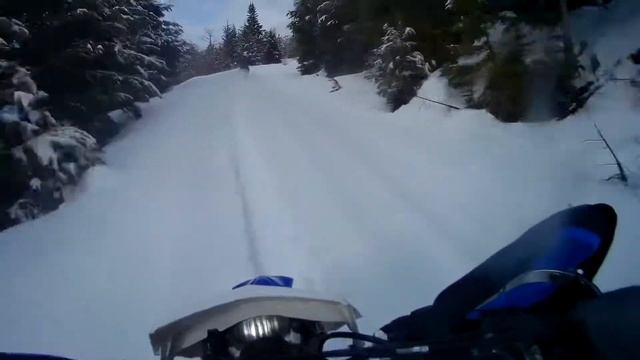 Wr 250 snowbike ride смотреть онлайн