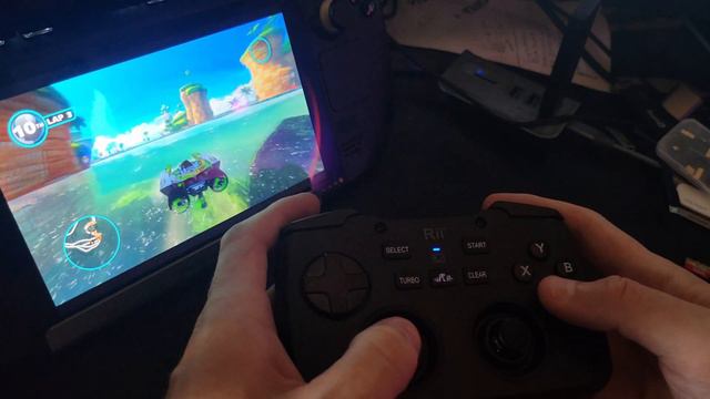 Rii RK707 3-in-1 KB + Mouse + Controller 2.4ghz (feat Steam Deck) смотреть онлайн