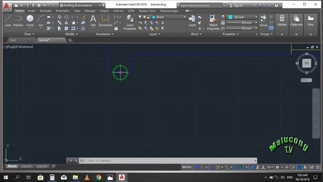 Autocad Floor Plan Drawing With Doors, Windows, Text, And Dimension смотреть онлайн
