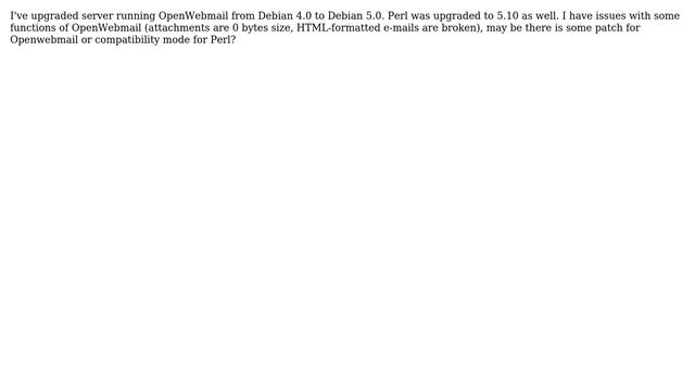 DevOps & SysAdmins: OpenWebmail on Debian 5 (Perl 5.10) смотреть онлайн